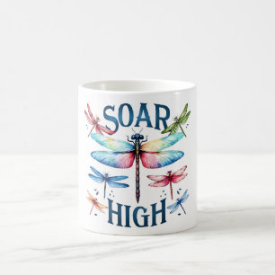 Positive Dragonfly Affirmation Coffee Mug