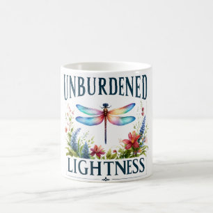 Positive Dragonfly Affirmation Coffee Mug