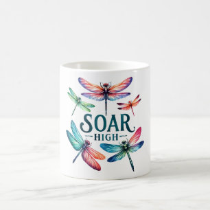 Positive Dragonfly Affirmation Coffee Mug