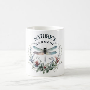 Positive Dragonfly Affirmations Coffee Mug