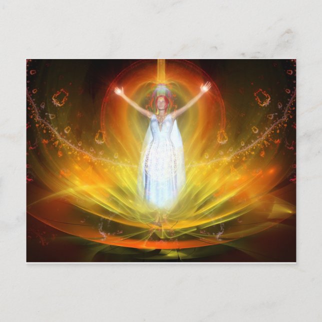 Positive Energy Goddess Postcard (Front)