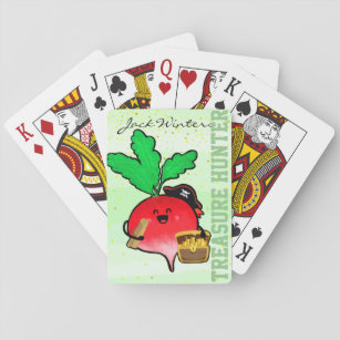 Positive Food Art, Puns and Quotes - Punny Garden Playing Cards