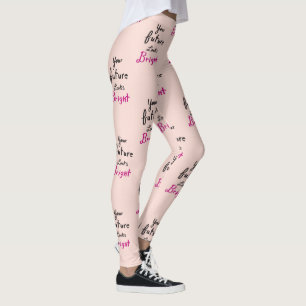 Positive Future Meme Quote Hot Yoga Leggings
