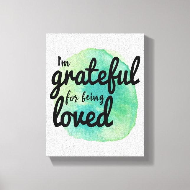 positive good vibes for hard workers canvas print (Front)