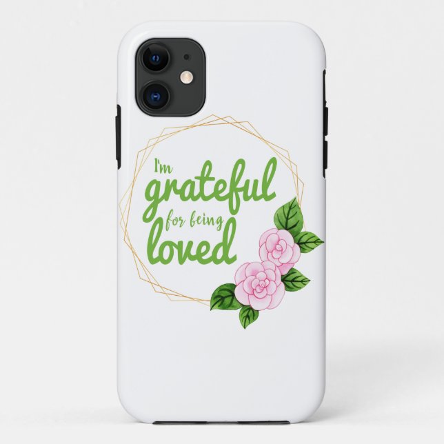 positive good vibes quotes for self acceptance Case-Mate iPhone case (Back)