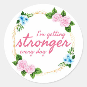 positive good vibes quotes for work classic round sticker