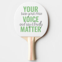 Positive Green Your Voice Matter Motivation Quote 