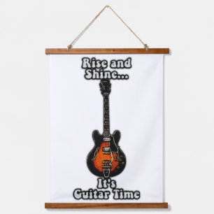 positive guitar words for guitar players hanging tapestry