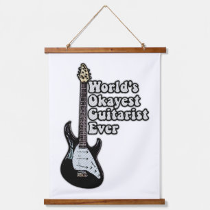 positive guitar words for guitarists  hanging tapestry