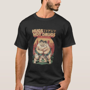 Positive Hugs Funny Japanese Sumo 03 T-Shirt