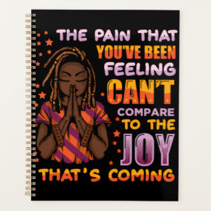 Positive inspiration for African black melanin sis Planner