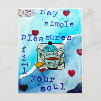Positive Inspirational Art Postcard- Postcard