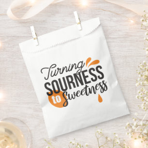 Positive Life Message – Turning Sour to Sweet Favour Bag