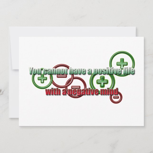 Positive Life Negative Mind (Front)