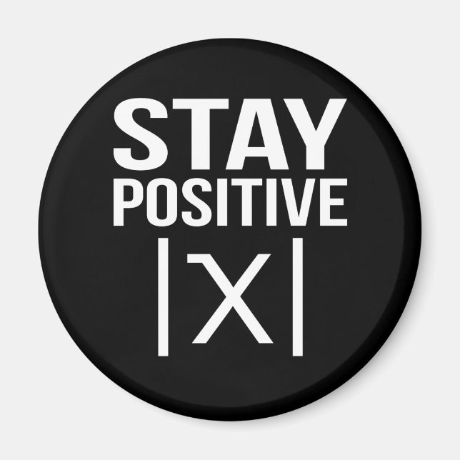 Positive Math Teacher Mathematics Maths Student Magnet (Front)