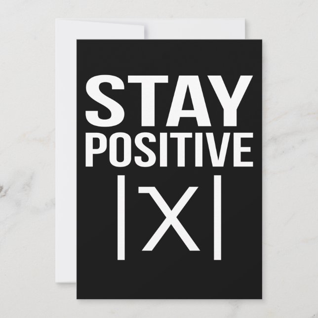 Positive Math Teacher Mathematics Maths Student Thank You Card (Front)