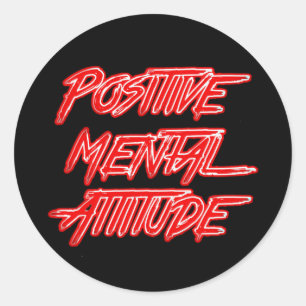 Positive mental Attitude Sticker