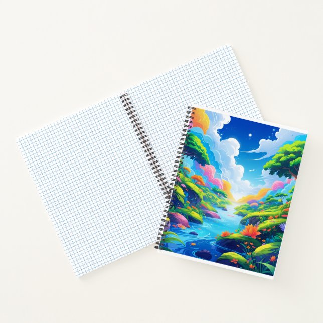 Positive Mental Landscape1 Notebook (Inside)