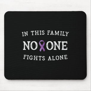 Positive Message Pancreatic Cancer Awareness for W Mouse Pad