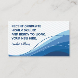 Positive Message   Text Design Business Card