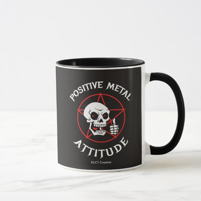 Positive Metal Attitude Mug (Right)