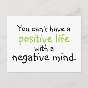 positive mind postcard
