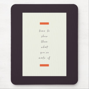 Positive Mindset Inspirational/Motivational Quote Mouse Pad