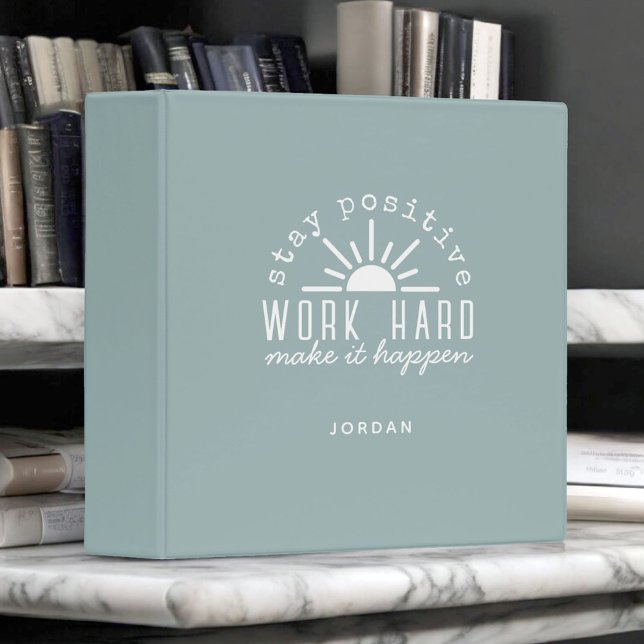 Positive Motivational Quote with Any Name Binder (Creator Uploaded)