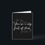 Positive Motivational Youre A Sky Full Of Stars Up Card<br><div class="desc">Positive Motivational Youre A Sky Full Of Stars Uplifting</div>
