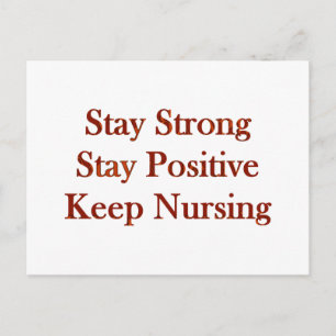 Positive Nurse Postcard