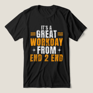 Positive Office Quote – Great Workday Motivation Tri-Blend Shirt