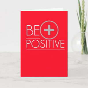 Positive Pregnancy Test Card
