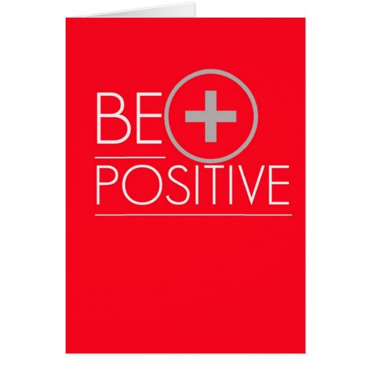 Positive Pregnancy Test Card