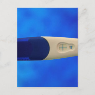 Positive Pregnancy Test Postcard