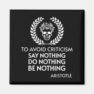 Positive Quote Stoic Philosophy Aristotle Stoicism Magnet