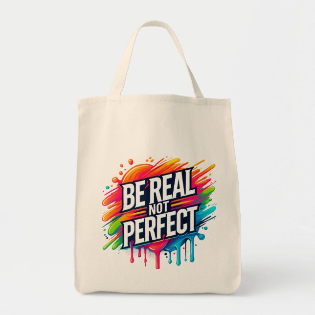 Positive quote Tote Bag | Self Love Tote Bag (Front)