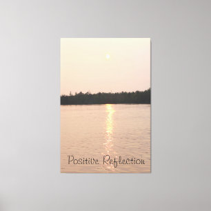 Positive Reflection Canvas Print