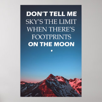 Positive Self Inspirational Quotes Poster