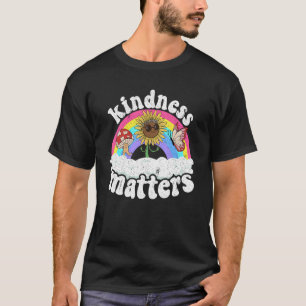 Positive Sped Teacher Anti Bullying Rainbow Kindne T-Shirt