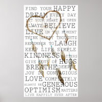 Positive Thoughts Inspirational Dream Catcher