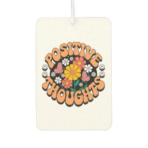 Positive Thoughts – Inspirational Floral (2) Air Freshener