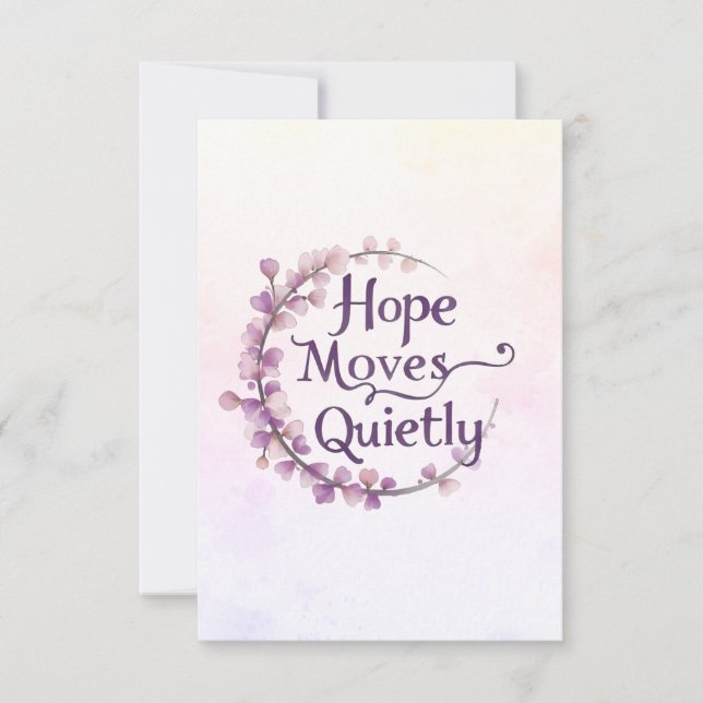  Positive Uplifting Greeting Card (Front)