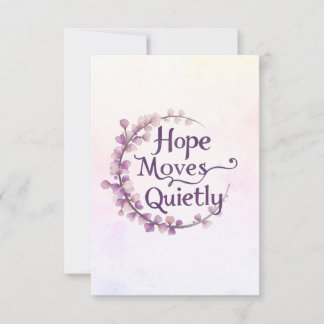 Positive Uplifting Greeting Card