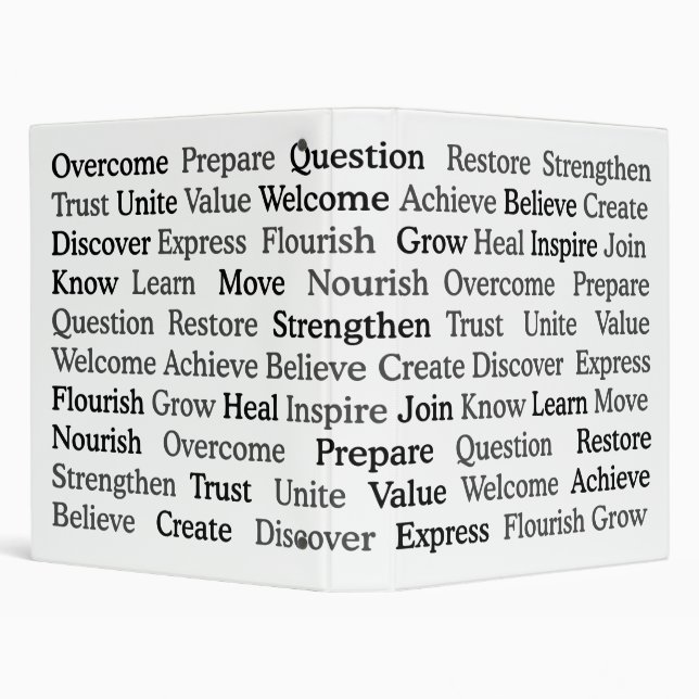 Positive Verbage Binder (Background)