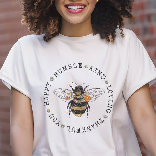 Positive Vibe, Bee Women's T-Shirt Tri-Blend Shirt