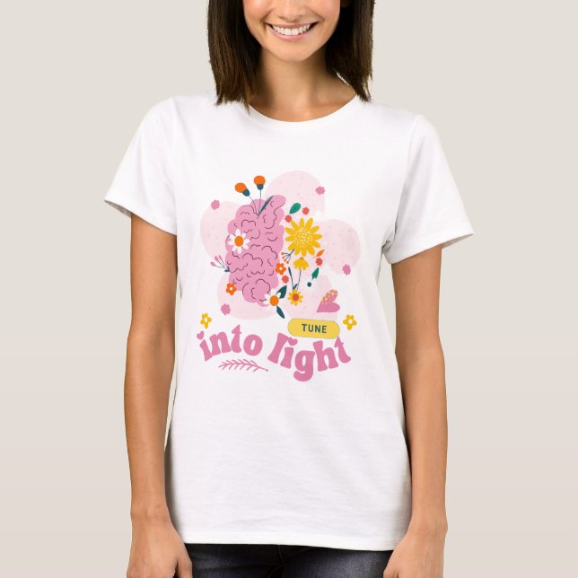 Positive vibe t-shirt Motivation quote tee  (Front)