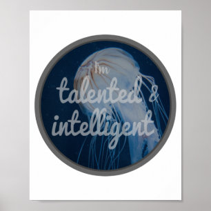 positive vibes about success and self acceptance poster