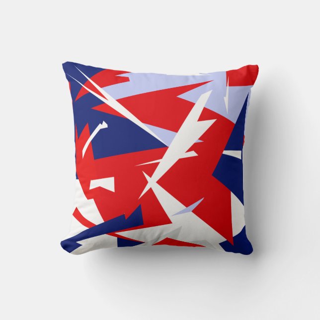 Positive Vibes Abstract Art Cushion Pillow (Front)