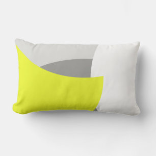 Positive Vibes Abstract Art Yellow Cushion Pillow