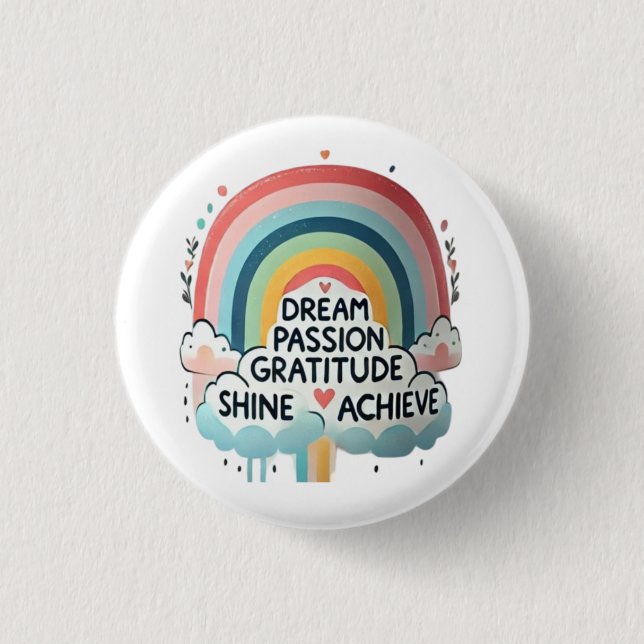 Positive Vibes Button (Front)